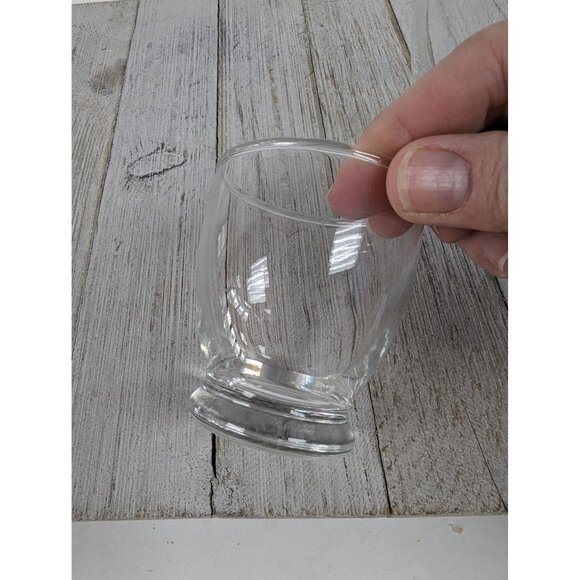 Vintage Glass Egg Cups Glass Set of 2 -- 2 1/4" - Picture 5 of 6